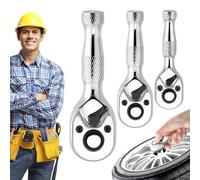 Ratchet a , a Ratcheting - a a 72 denti | Strumenti di riparazione pneumatici per auto in acciaio inossidabile per adulti, forniture per la manutenzione