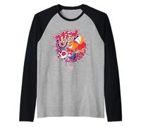 Ratchet And Clank Colorful Retro Illustration Video Game Maglia con Maniche Raglan