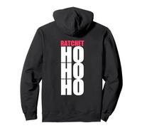 Ratchet Ho Divertente Natale Hip Hop Meme sul Retro Felpa con Cappuccio