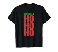 Ratchet Ho Ho Ho Divertente Meme di Natale Hip Hop Maglietta