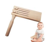 Ratchet Noise Maker - Traditional Mexican Rattle For Parties l Sports Events, And Festivals l Noise Maker For Games l Educational Noisemaker Toy And Fun Musical Instrument For Kids And Adults