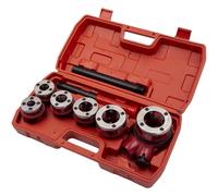 RATCHET RATCHETING PIPE THREADER KIT SET 1/2 '', 1/4 '', 3/4 '' PIPE THREAD DIE