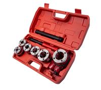 RATCHET RATCHETING PIPE THREADER KIT SET 1/2 '', 1/4 '', 3/4 '' PIPE THREAD DIE