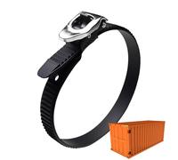 Ratchet Tie Down Strap 50cm 70g - Adjustable Fixing Gear With Stainless Steel Metal Buckle - Reusable Load Securing Tool For Roof Rack, Motorcycle, Cargo Truck, Fence, Gate, Pipe, Trailer