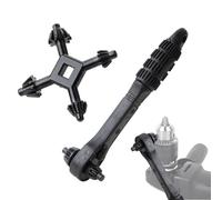 Ratchet Wrench, Drill Chuck Adapter Spanner, Anti-Slip Grip, Multifunctional Socket Tool, for Emergencies, Electronics Repair, HVAC, Plumbing Use, 5.91x1.97 Inches