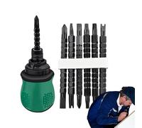 Ratcheting Bit Driver - Cacciavite multi-bit | Kit a cricchetto a doppia testa 13 x strumento di riparazione portatile regolabile reversibile per giocattoli