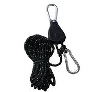 Ratcheting Rope Tie - Aluminum Alloy, Nylon | Tent Rope Tie Downs Adjustable Outdoor Windproof Ŕope | Strap With Reinforced Metal Hook | For Cargo Lights Tents Garage Lashing Truck