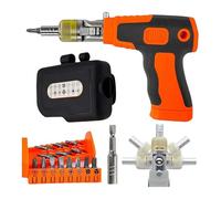 Ratcheting Screwdriver, 16 in 1 Multi-Angle Electric Screwdriver, Ergonomic Handle for Comfortable Grip, Adjustable Torque, Includes 14 Bit, Ideal for Professional Repairs