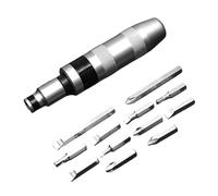 Ratcheting Screwdriver Set, 13-in-1 Non-Slip Chrome Vanadium Steel Repair Tools, Multi Screwdriver Kit for Maintenance Woodworking Workshop