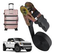 RatchetStraps with Safety Clip - Sturdy Tie Down, Portable Design Statable SecuringStraps, Heavy Duty Lashing | Secure Cargo Hold RatchetStraps for Transport Trailer Motorcycles Equipment Moving