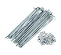RATCHROLL 1 set di raggi universali per bicicletta 12 G 138 mm lunghezza raggi per bicicletta capezzolo color argento acciaio al carbonio zincato
