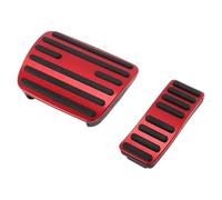 RATCHROLL Copripedali Antiscivolo Per Audi A4 14-20 2 Pezzi | Materiale: Lega Di Alluminio. Colore: Rosso. Compatibilità: Per Audi A5 A6 Q5 2014-2020. Acciaio Inossidabile.