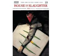 Rated Comics acrylic backer with House of Slaughter #10 Variant cover by Werther Dell'Edera