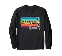 Rather Be Scootering - Monopattino Elettrico Vintage Maglia a Manica