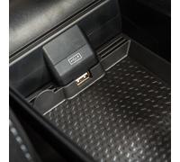 RATI Bracciolo ARMSTER 3 montaggio su sedile RENAULT CAPTUR 2013-2019 senza poggiagomiti originali, senza supporto lombare [nero,pelle vegana,usb]