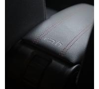 RATI Bracciolo Armster 3 SUZUKI SWIFT 2024- con freno a mano manuale [nero,pelle vegan,cuciture rosse]