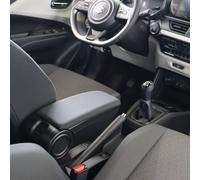 RATI ARMSTER 3 Bracciolo adatto per SUZUKI SWIFT 2024- con freno a mano manuale [nero,tessuto] Bracciolo centrale retrofittabile con vano portaoggetti