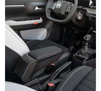 Rati Armster S Bracciolo adatto per CITROEN C3 2024 - / e-C3 2024 - [nero,tessuto] Bracciolo centrale retrofittabile con vano portaoggetti