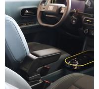 Rati Armster S Bracciolo adatto per Fiat Grande Panda Electric 2024-/ Fiat Grande Panda Hybrid 2024- [nero, tessuto]