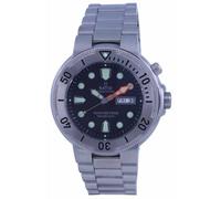 Ratio FreeDiver Black Dial Quartz 1050MD93-02V-BLK 1000M Men's Watch