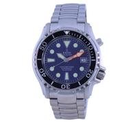 RATIO FreeDiver, orologio subacqueo automatico in acciaio inox, con vetro zaffiro, resistente all'acqua fino a 1000 m, orologio subacqueo da uomo, Blu, Subacqueo