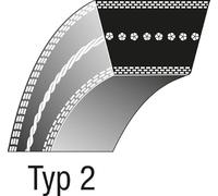 Ratioparts 122-118 - Cinghia trapezoidale tipo 2-13 x 1170LP