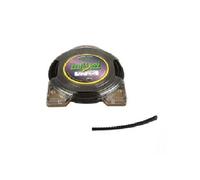 Ratioparts - Filo in nylon, 4,0 mm, 21 m, 4 spigoli, colore: Nero