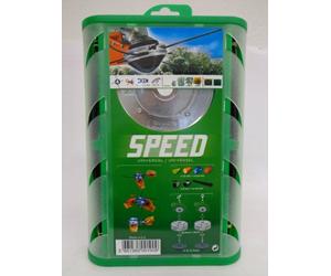 Ratioparts - Cesoia a 4 Fili in Alluminio, Diametro 4 mm, Colore: Argento