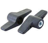 Ratioparts Dado ad ala M8, nero