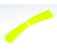 Ratioparts - Filo in nylon, 3,3 mm, 50 pezzi da 30 cm, 6 spigoli, colore: Giallo