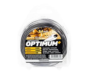 Ratioparts Optimum - Filo di Nylon a 5 Angoli, 2,4 mm, 15 m