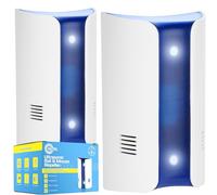 Ratkil Repellente a ultrasuoni per parassiti, confezione da 2, repellente per topi da interno per controllo dei parassiti, potente repellente per ratti e topi, controllo dei roditori di lunga durata