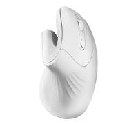 Rato Verticale - Ergonomia Avanzata, Design Bianco, Connessione USB, Ideale per lunghe giornate, Riduce la tensione al polso