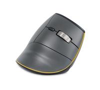 Ratón BakkerElkhuizen FastForward Wireless Bluetooth USB-C 500DPI Grigio Verticale