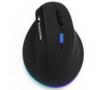 Ratón Bluestork Ergo Lumi Pro Bluetooth RF 4800 DPI Nero RGB Verticale