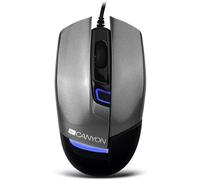 Ratón Canyon Jedi USB Type-A 1600DPI Grigio Argento Ambidestro Gaming