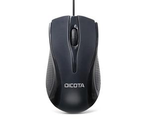 Ratón Dicota D32011 USB Type-A 1200 DPI Ambidestro Nero con Cavo