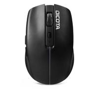 Ratón DICOTA D32044B Bluetooth RF 1600DPI Nero Ricaricabile Ambidestro