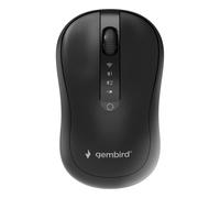 Ratón Gembird MUSW2-4B-01 RF Wireless Bluetooth 1600 DPI Nero Ricaricabile
