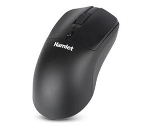 Ratón Hamlet XMICEBTW-RB RF Wireless Bluetooth 1600DPI Nero Ricaricabile