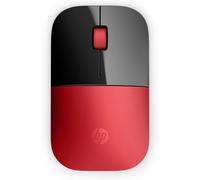 Ratón HP inalámbrico 1200 DPI Ambidextro negro y rojo