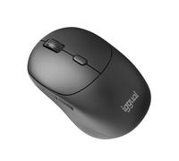 iggual NANO-OFFICE-6D- 1600 dpi - Mouse wireless regolabile - 6 pulsanti - Ergonomico per destri- Compatto e leggero- Nano ricevitore USB incluso- Compatibile Windows, Mac, Linux e Android-Nero
