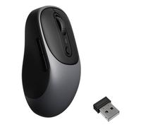 Ratón Keychron BM24 RF Wireless Bluetooth USB Type-C 2400DPI Grigio Metallizzato