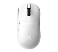 MCHOSE Mouse da gioco ultra wireless A7, design simmetrico, 59 grammi, sensore 42K DPI, durata della batteria 130 ore, connessione Tri-Mode, microinterruttori ottici (L7 Ultra - 42K DPI, bianco)