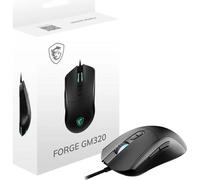 Ratón MSI Forge GM320 USB 12800 DPI Nero RGB 6 Pulsanti
