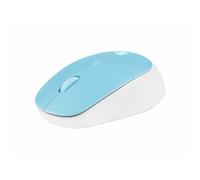 Ratón NATEC inalámbrico 1600 DPI Bluetooth Azul Blanco mano derecha