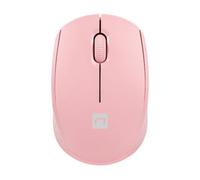 Ratón Natec Stork inalámbrico 1600 DPI Bluetooth + USB Rosa