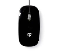 Ratón NEDIS MSWD200BK Con cavo 1000DPI Nero Ambidestro USB