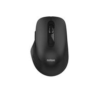 Ratón Nilox Dual Wireless Bluetooth USB 1600DPI Nero 6 Pulsanti Ergonomico