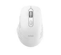 Ratón Nilox NXMODWI02 Dual Wireless Bluetooth USB 1600DPI Bianco 6 Pulsanti Silenzioso